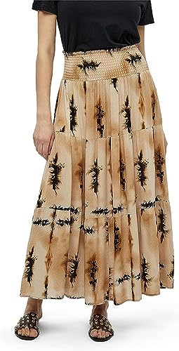 Desires Kobiety Spódnica Bina ze średnim stanem Kubański piasek nadruk XS