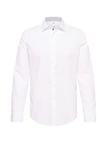 Seidensticker Męska koszula biznesowa, biały, 43