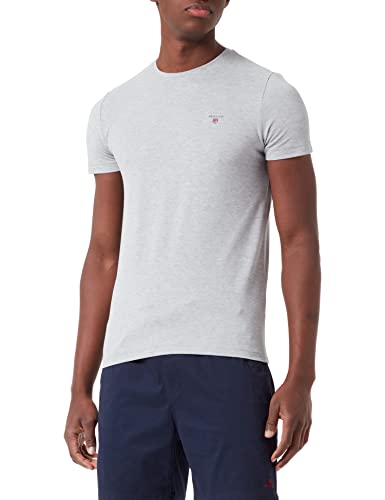 GANT Męski T-shirt, szary melanż, 5XL