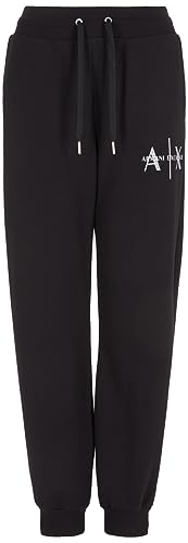 Armani Exchange Damskie spodnie dresowe French Terry Logo Joggers, czarny, XS