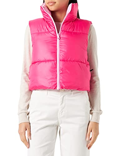 ONLY Damska kamizelka pikowana Onlricky Short Rev. Waistcoat OTW Noos, Fuksja, fioletowy/szczegóły: cukierek, L