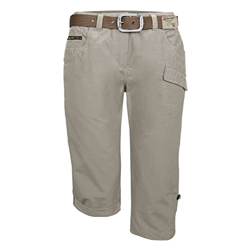 G.I.G.A. DX Damskie spodnie Capri z paskiem/krótkimi spodniami - GS 35 WMN PNTS, jasnopiaskowe, 34, 38200-000