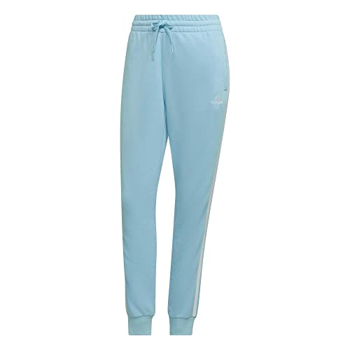 adidas Damskie spodnie W 3s Ft C Pt, niebieskie/białe (Azugoz), L, niebieski/biały (Azugoz), L