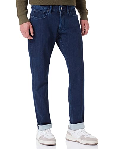 s.Oliver Męskie dżinsy Carson: 5 kieszeni ze szlufkami na pasek, niebieski, 34W / 34L
