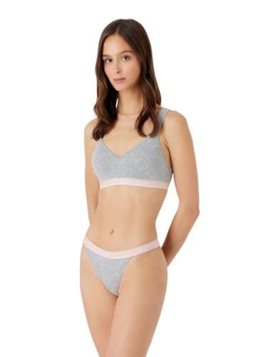 Emporio Armani Damskie majtki typu stringi (2 sztuki), jasnoszary melanżowy, XS