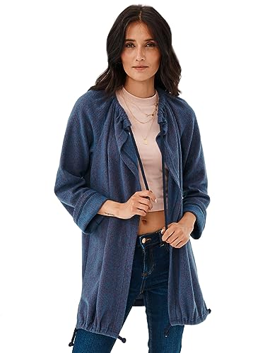 LARIME Damski kardigan Aurora niebieski kolor rozmiar L, niebieski, L