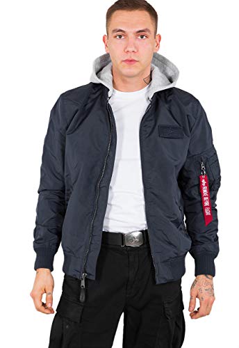 ALPHA INDUSTRIES Męska kurtka bomberka, niebieski (Rep.Blue), M