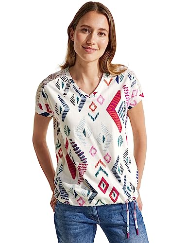 Cecil Damska koszulka koronkowa, Vanilla White, XXL