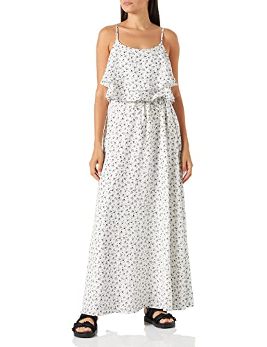 myMo Sukienka damska, wełniany biały czarny, L