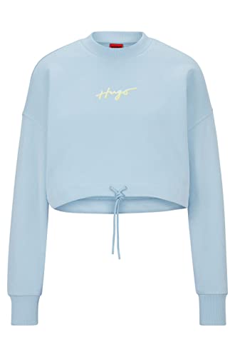 HUGO Delive bluza damska, Light/Pastel Blue451, L