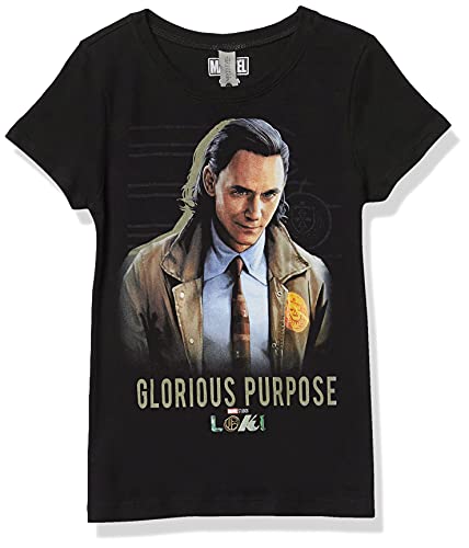 Marvel Glorious Purpose koszulka dziewczęca (1 opakowanie), Czarny, S