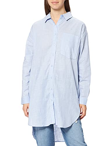 Springfield Koszula damska Płynna Oversize, Średni niebieski, 40