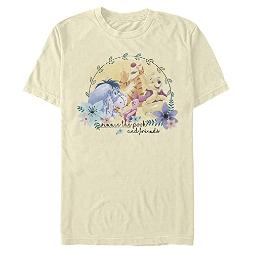 Disney Męski t-shirt Kubuś i Friends, kremowy, S