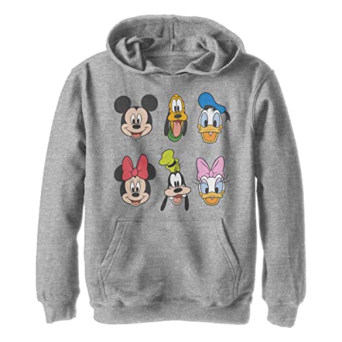 Disney Chłopięca bluza z kapturem zawsze popularna w stos, Athletic Heather, S