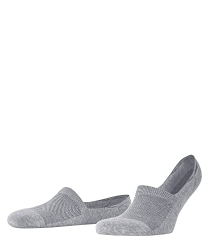 Burlington Mężczyźni Stopki Athleisure M IN Nylon niewidoczne jednokolorowe 1 Para, Szary (Light Grey Melange 3775), 43-46