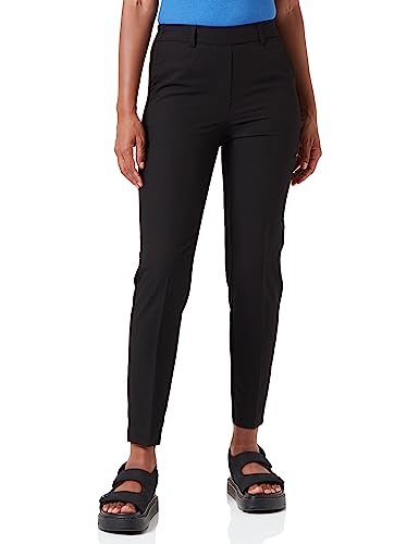 Bestseller A/S Damskie spodnie VMZELDAMAYA MR Tapered Pant, czarne, 34/32, Schwarz, 34W / 32L