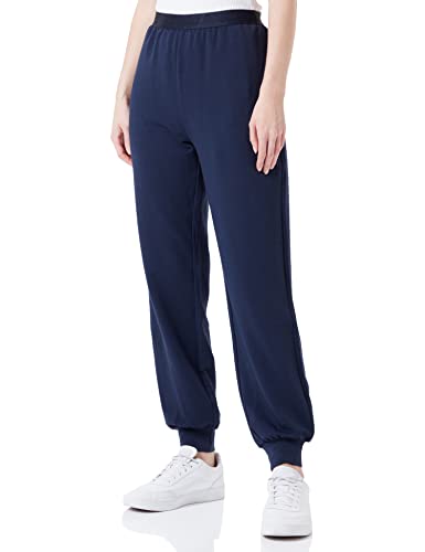 HUGO Damskie spodnie sportowe z logo_Pants spodnie rekreacyjne, Dark Blue405, XL