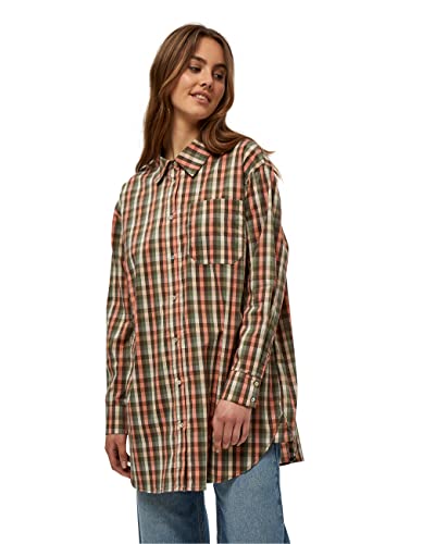 Minus Damska koszula Valina Oversize, Pieczone w kratki, 64 PL