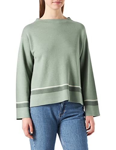 TOM TAILOR mine to five Damski Sweter ze stójką 1030385, 28991 - Gleam Jade Green, S