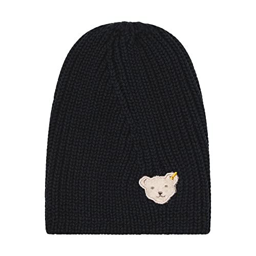 Steiff Girl's Classic czapka beanie, granatowa, 53
