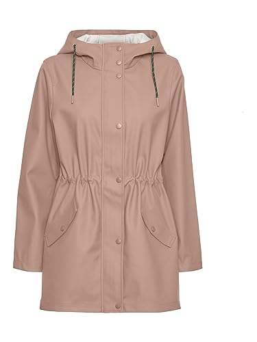 VERO MODA Kurtka damska powlekana, Mahogany Rose, XL