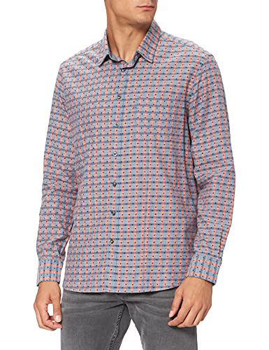 Camel Active Koszula męska 4091106s10, niebieski (Night Blue), S