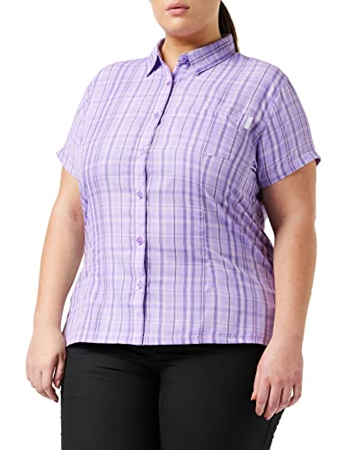 Regatta Damska koszulka Mindano VI, pastelowa fioletowa w kratkę, 8