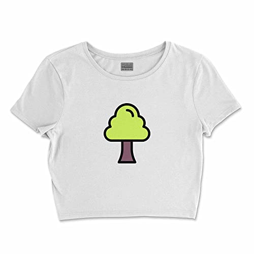 Bona Basics, Damski T-shirt basic, z nadrukiem cyfrowym, 100 bawełny, biały, swobodny, damski top, rozmiar: XL, biały, XL