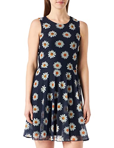 Desigual Damska sukienka Vest_nachavip Casual, niebieski, XL