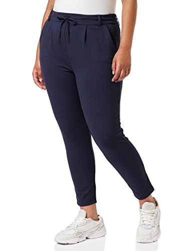 Only Onlpoptrash Damskie Spodnie, Granatowy, S / 34L