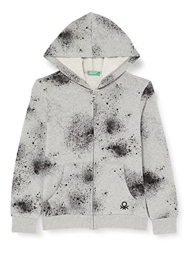 United Colors of Benetton Sweter chłopięcy kardigan, Grigio 66u, 160 cm