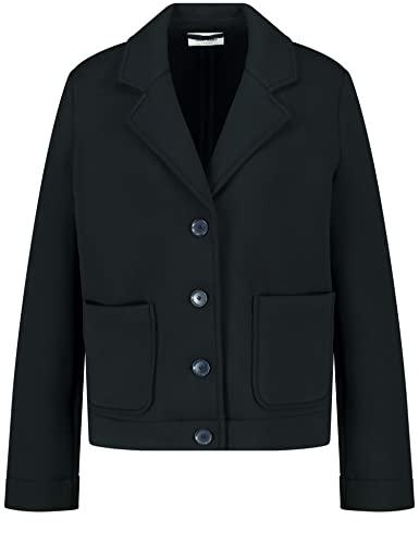 GERRY WEBER Edition Damska kurtka 935013-44704 z dzianiny, granatowa, 36 (DE), grantowy, 36