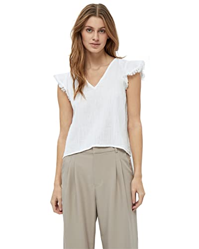 Desires Kobiety Clara Cap Sleeve Crop Bluzka biały XL