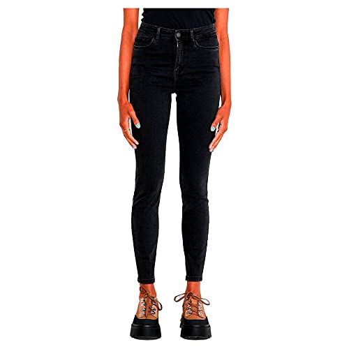 Noisy May Dżinsy damskie, Czarny denim/, 30W x 32L