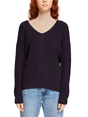 edc by ESPRIT Sweter damski, 400/granatowy., XXS