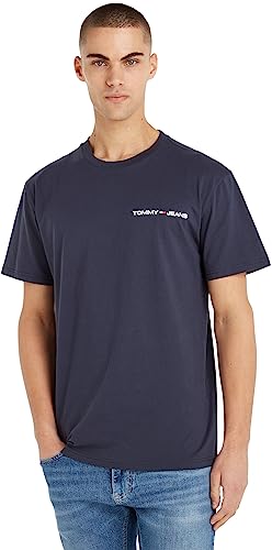 Tommy Jeans Dzianinowe topy S/S, granatowe zmierzch, Ciemna granatowa, XXS