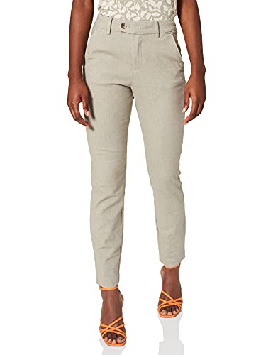 s.Oliver Spodnie damskie, Summer Khaki Melange, 36W Regularny