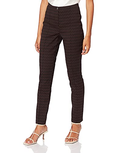 GERRY WEBER Edition Jeansy damskie o kroju slim fit, brązowy/czarny/camel, 48 PL