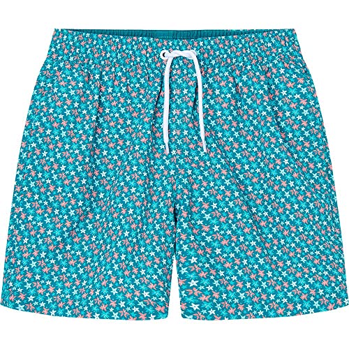 Hackett London Chłopięce kąpielówki Ditzy Floral, Morska Zieleń, 7 lat