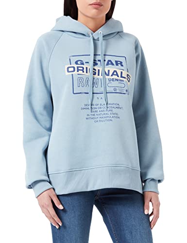 G-STAR RAW Damska bluza z kapturem Originals, Blau (Lake A971-813), M