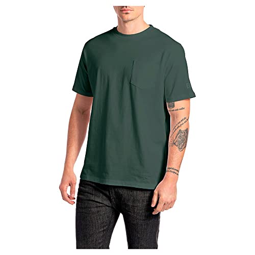 Replay T-shirt męski, 437 Castor Grey, M