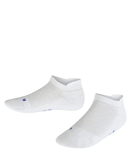 FALKE Uniseks - dzieci Skarpety do trampek Cool Kick Sneaker K SN Oddychający I Szybkoschnący krótkie jednokolorowe 1 Para, Biały (White 2000), 23-26 (2-3 lata)