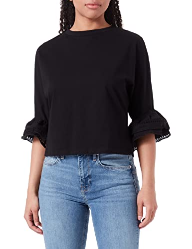 Sisley T-shirt damski, czarny 100, XS