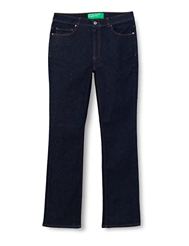 United Colors of Benetton Spodnie damskie, Ciemnoniebieski denim 905, 35
