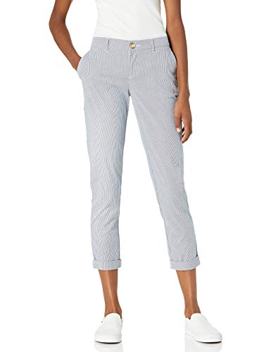 Tommy Hilfiger Damskie spodnie chino Hampton - paski na co dzień