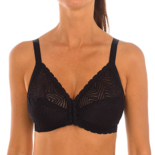 Playtex Biustonosz - Idealny biustonosz bez fiszbiny Postawa i elegancja kobiety, czarny, 85E