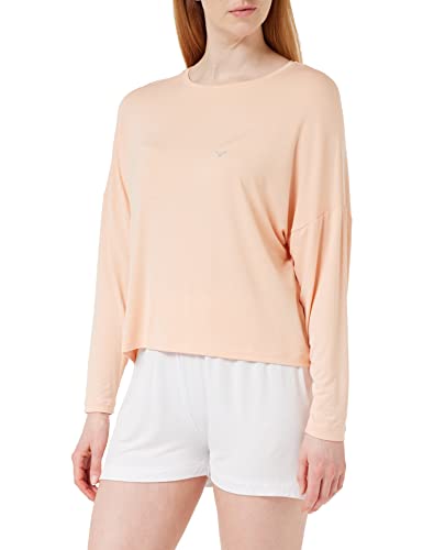 Emporio Armani Damska koszulka Fluid Viscose, morela, M
