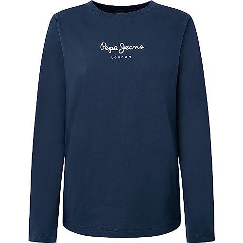 Pepe Jeans Koszulka damska Wendys Ls, Niebieski (Dulwich), M