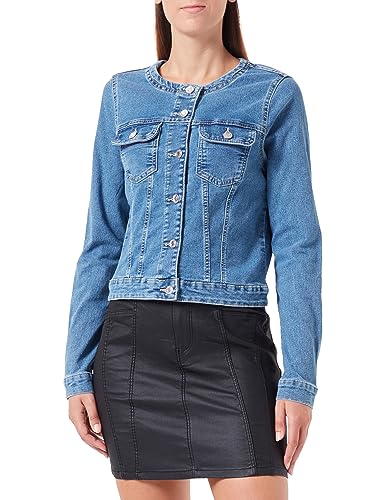 VERO MODA Kurtka damska, niebieski (medium blue denim), XS