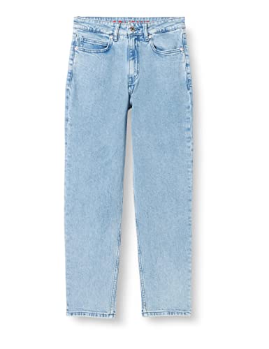 HUGO Damskie spodnie Gatora Jeans_Trousers, turkusowe/Aqua440, 25 W/34 L